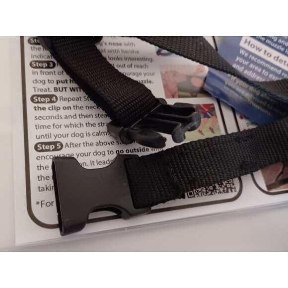 Mayerzon Dog Muzzle, Soft Mesh Covered Muzzles Black - Size Xl - Picture 4 of 9